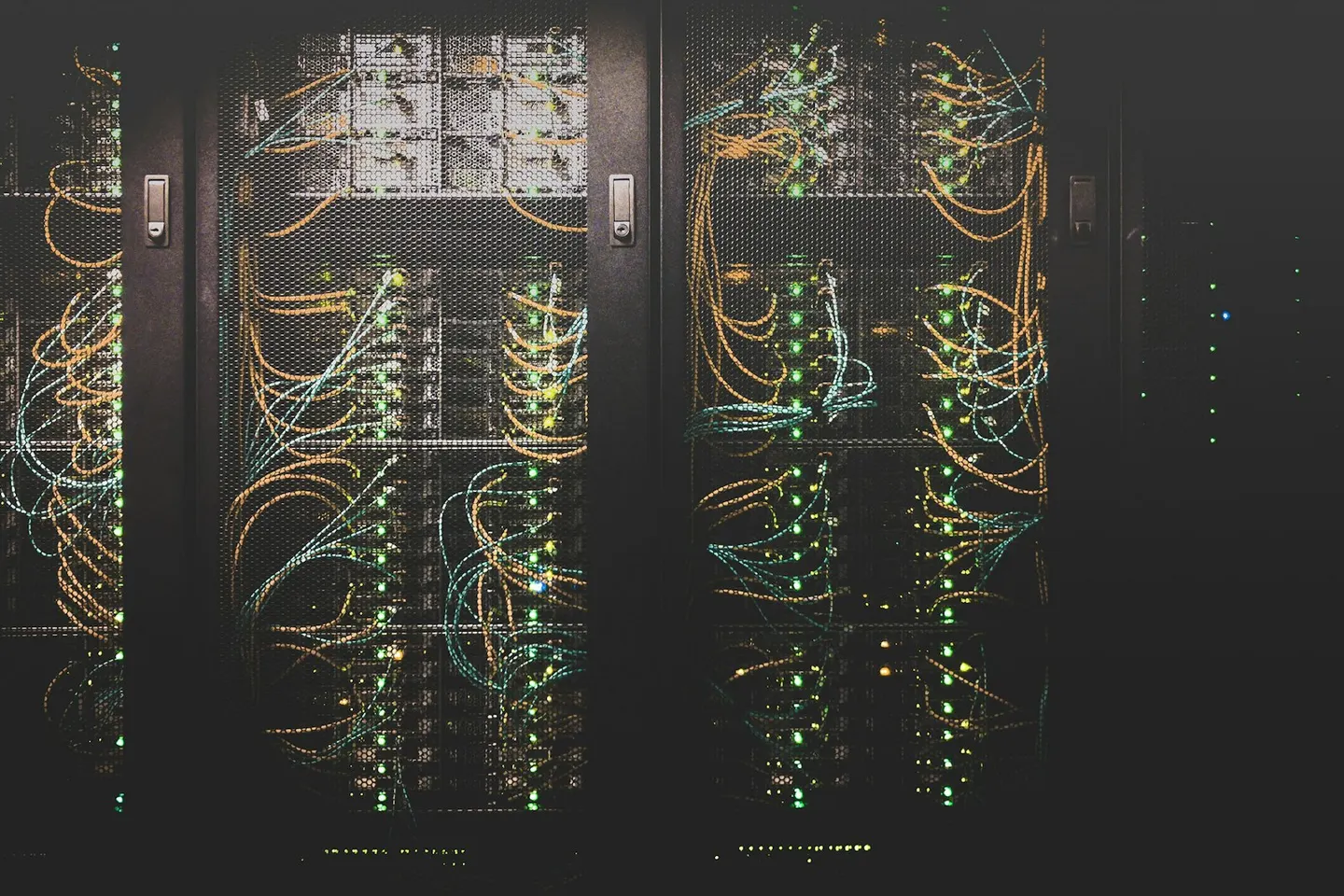 Servidores num centro de dados